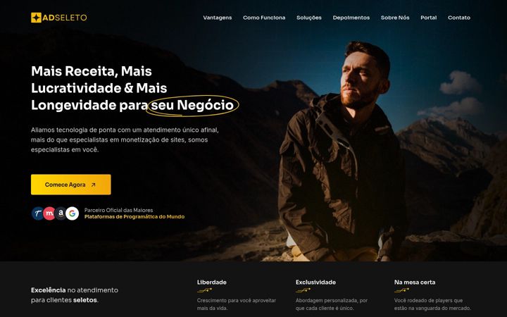 Screenshot of adseleto.cloud