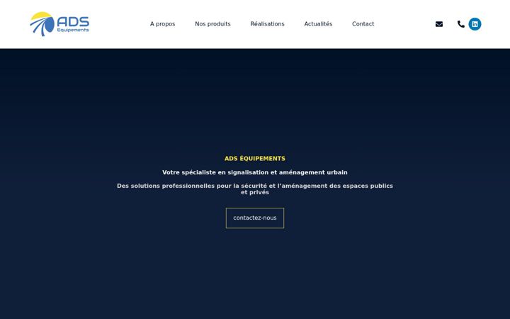 Screenshot of adsequipements.com