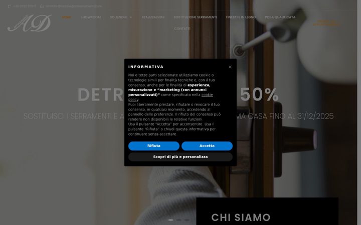 Screenshot of adserramenti.net
