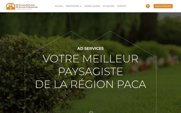 Screenshot of adservicepaca.fr