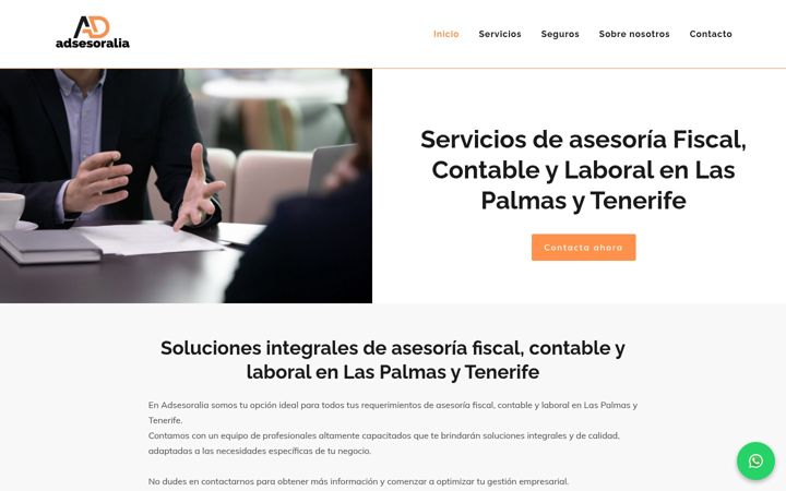 Screenshot of adsesoralia.com