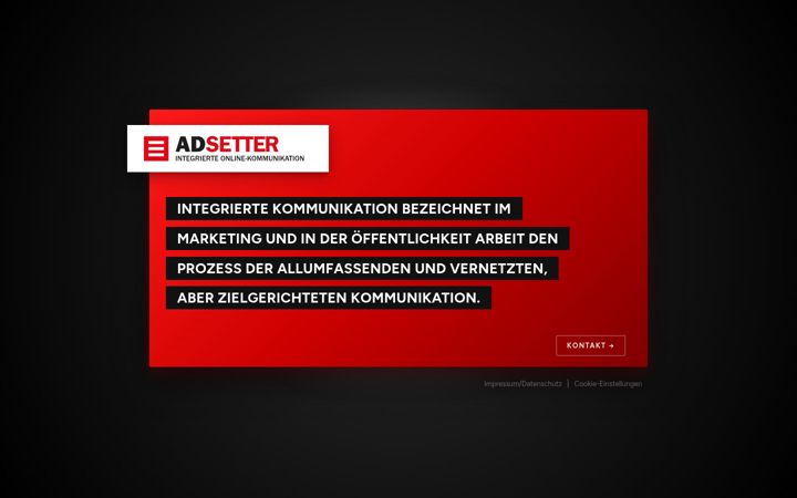 Screenshot of adsetter.com