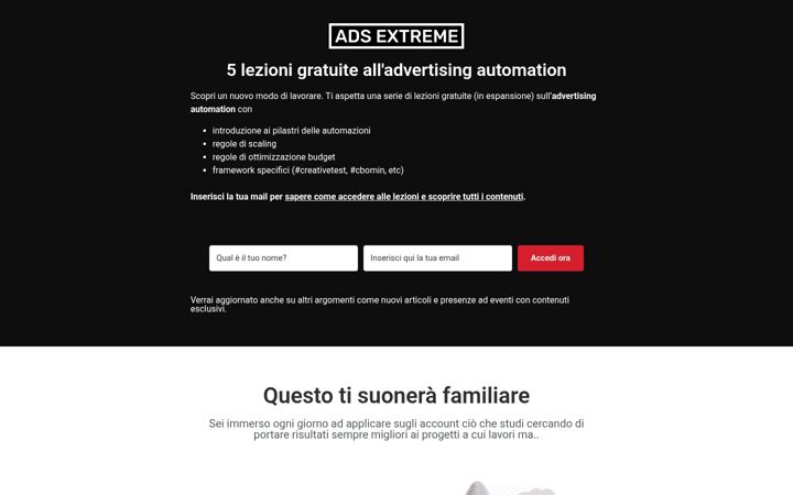 Screenshot of adsextreme.it