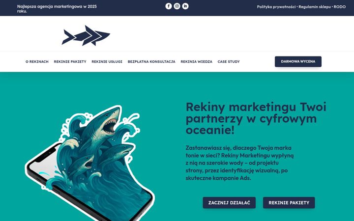 Posnetek zaslona adsharks.pl