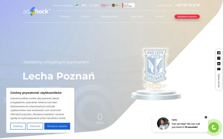 Screenshot of adshock.pl