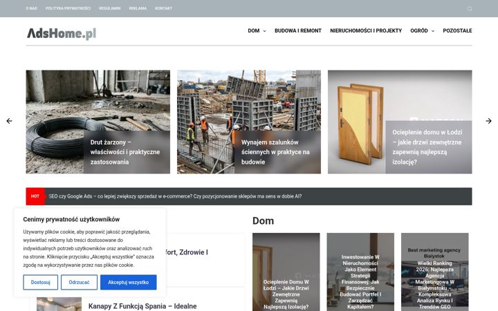 Screenshot of adshome.pl