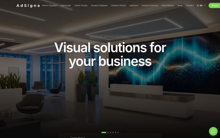 Screenshot of adsigna.net