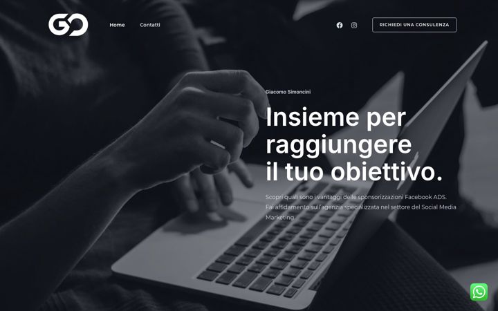 Screenshot of adsimoncini.it