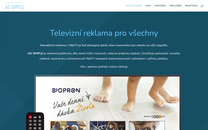 Screenshot of adsimple.cz