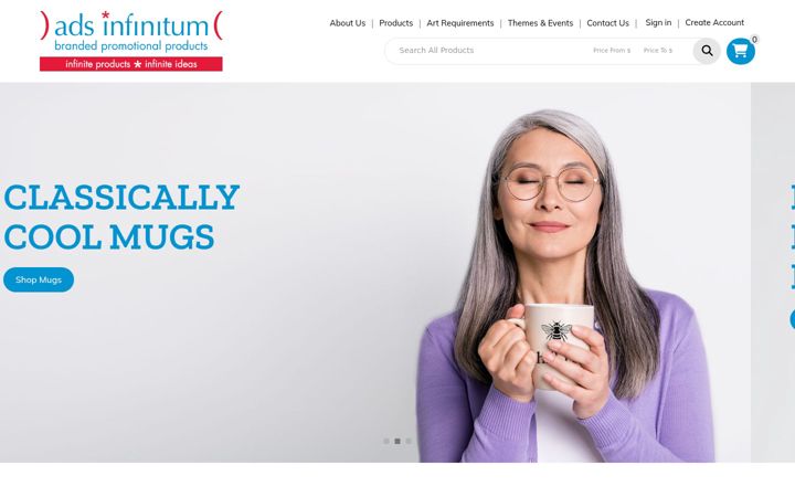 Screenshot of adsinfinitum.com
