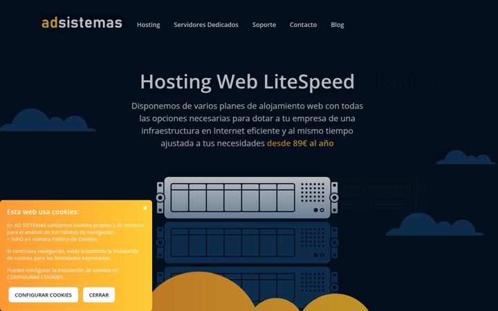 Screenshot of adsistemas.com