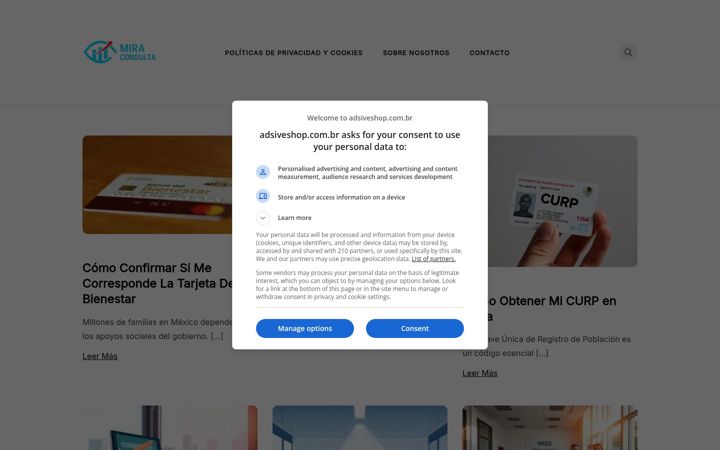 Screenshot of adsiveshop.com.br