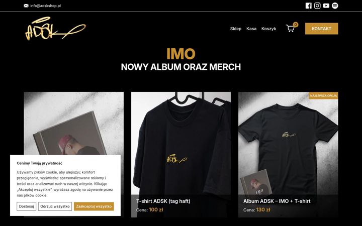 Zrzut ekranu adskshop.pl