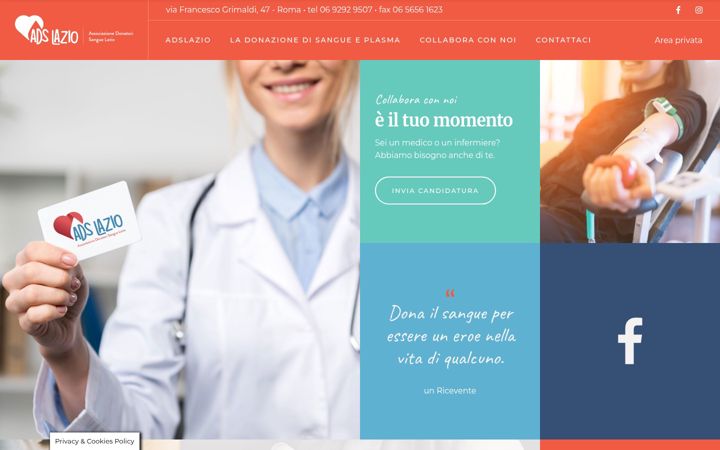 Screenshot of adslazio.it