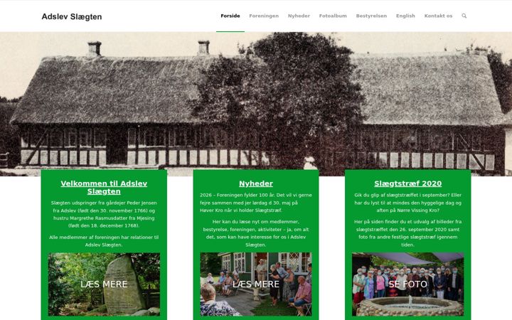 Snimka zaslona za adslev.dk