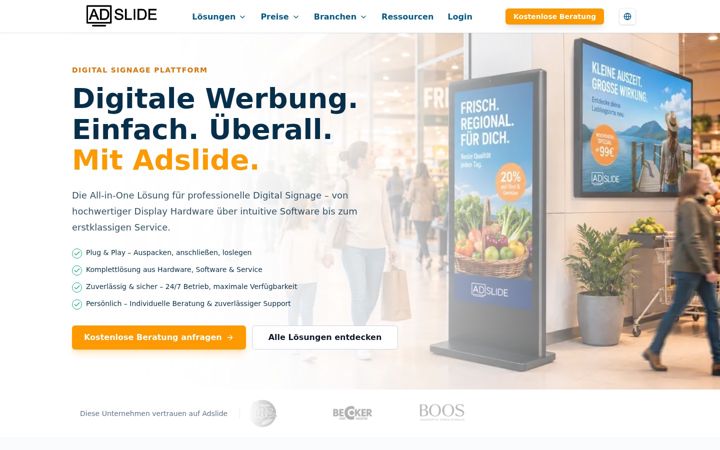 Screenshot of adslide.io