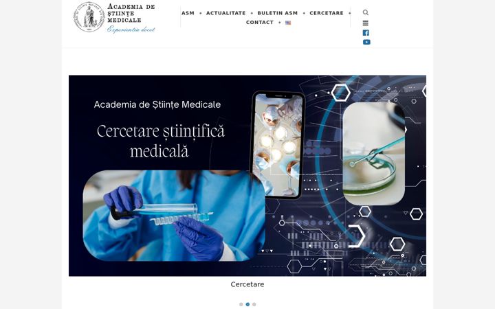 Screenshot of adsm.ro