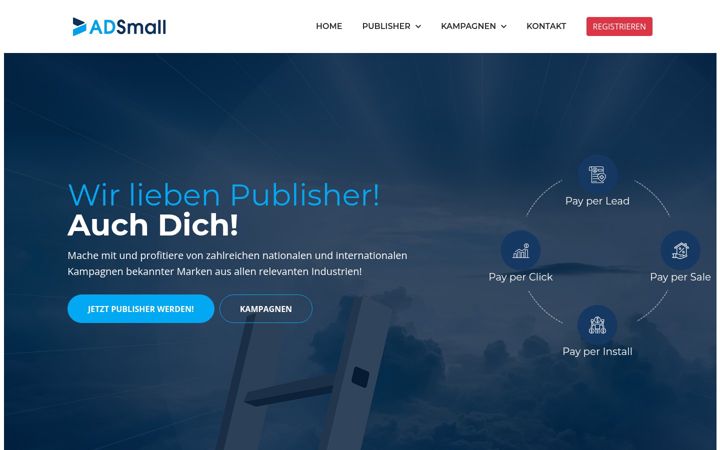 Screenshot of adsmall.de