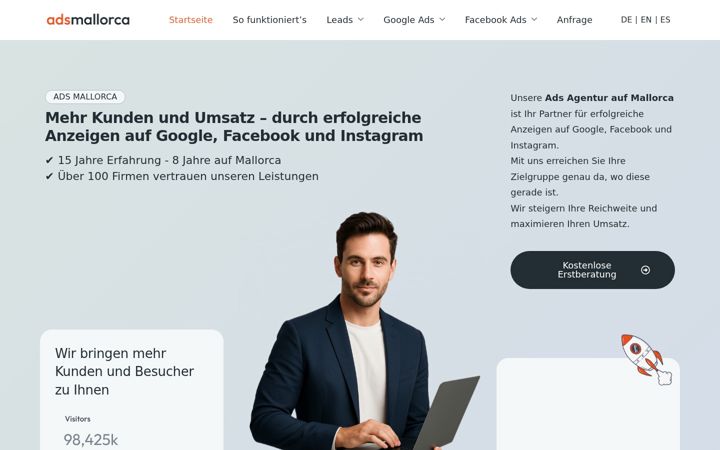 Screenshot of adsmallorca.de