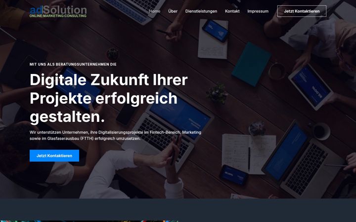 Screenshot of adsolution.at