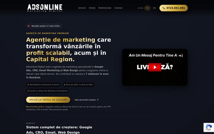 Screenshot of adsonline.ro