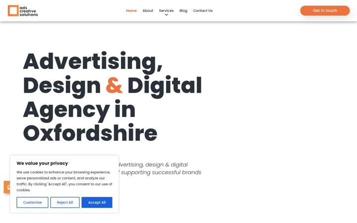 Екранна снимка на adsoxford.co.uk