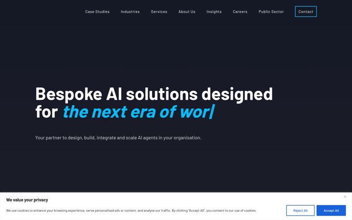 Screenshot of adsp.ai