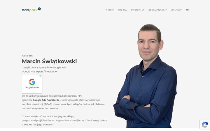 Ekraanipilt saidist adspark.pl