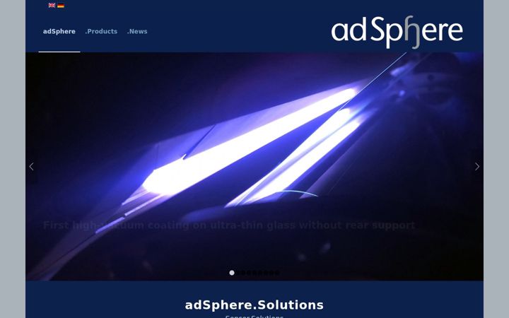 Screenshot of adsphere.solutions