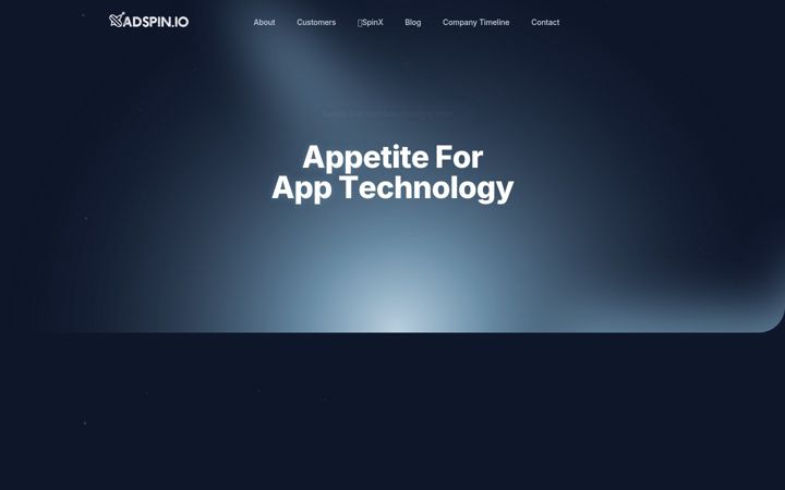 Screenshot of adspin.io