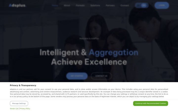 Screenshot of adsplus.cn