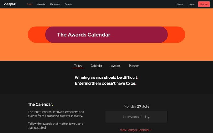 Screenshot ta' adspur.com