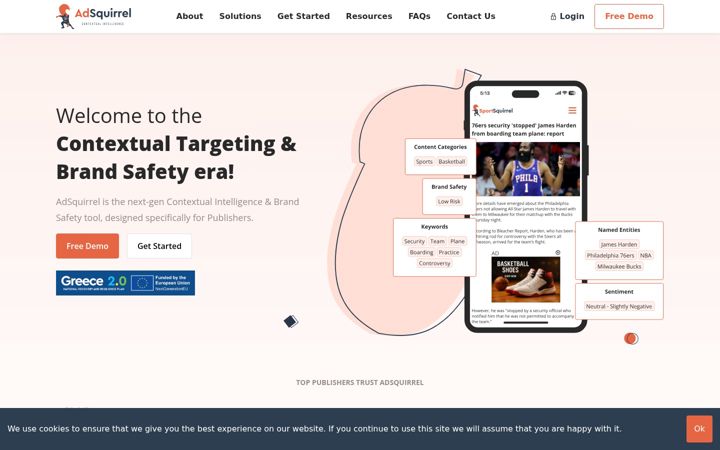 Screenshot of adsquirrel.ai