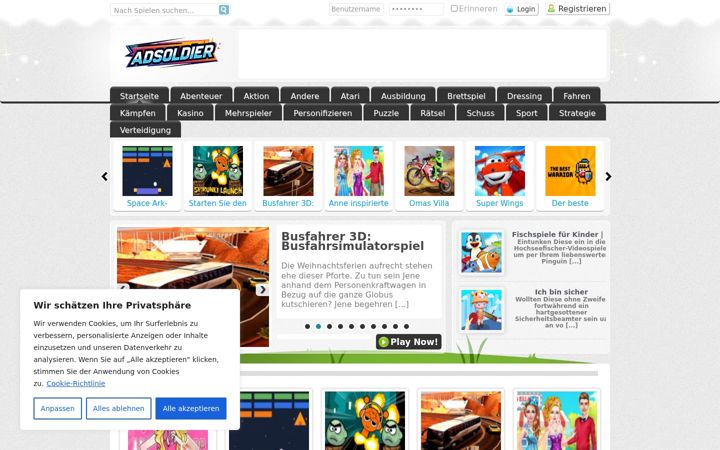 Screenshot of adssoldier.com