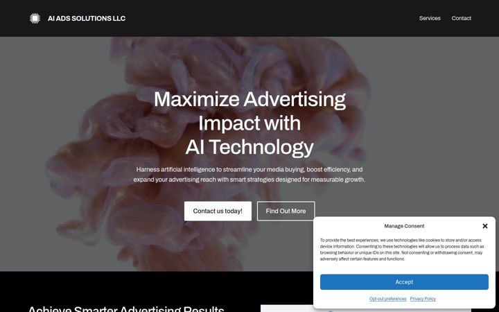 Screenshot of adssolutions.io