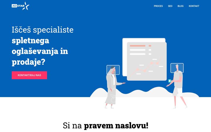 Screenshot of adstar-agency.com