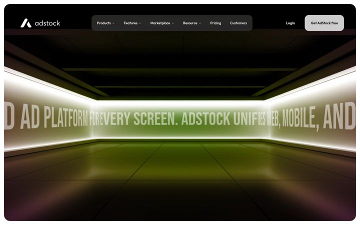 Screenshot of adstock.pro