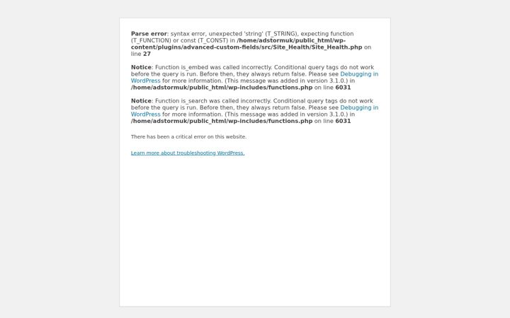 Screenshot of adstorm.uk