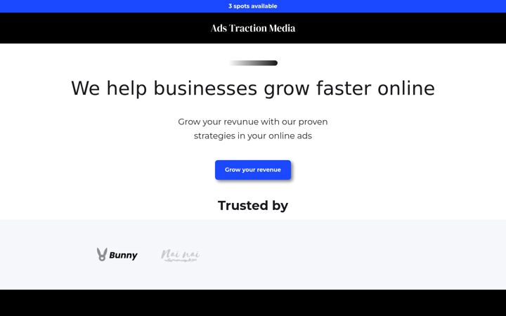 Screenshot of adstractionmedia.com