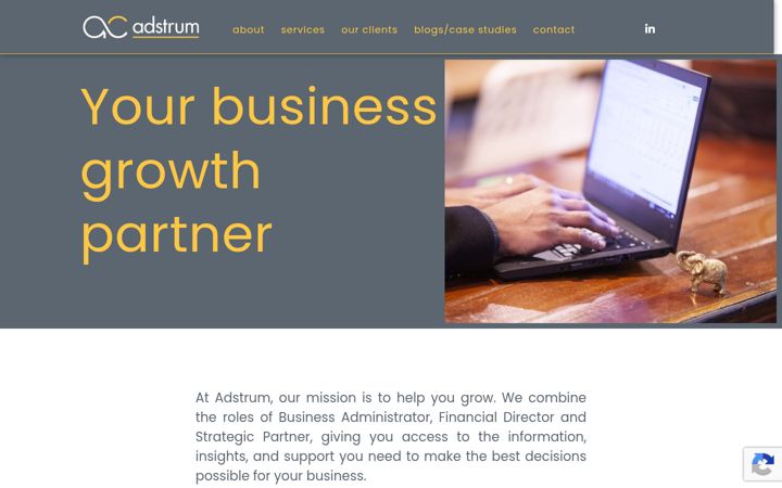 Screenshot of adstrum.net