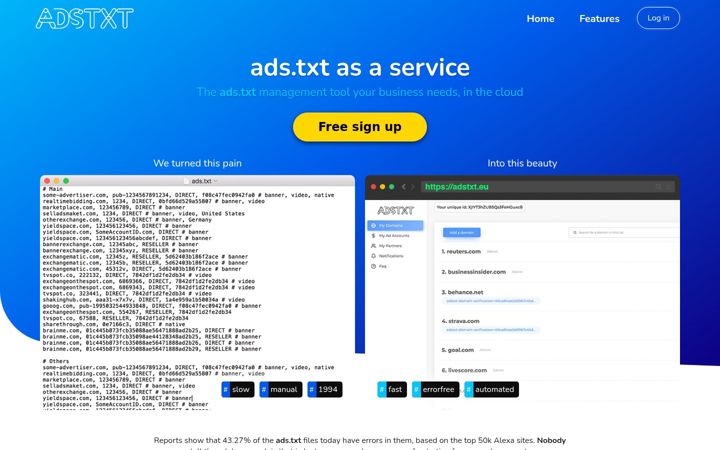 Screenshot of adstxt.eu