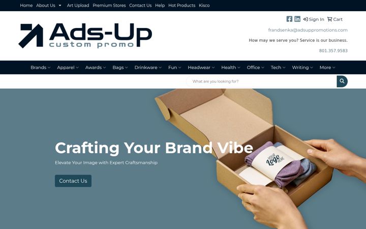 Screenshot of adsuppromotions.com