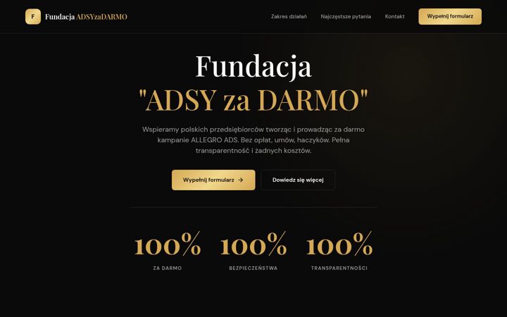 Screenshot of adsyzadarmo.pl