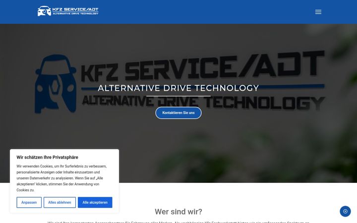 Skærmbillede af adt-kfz.at