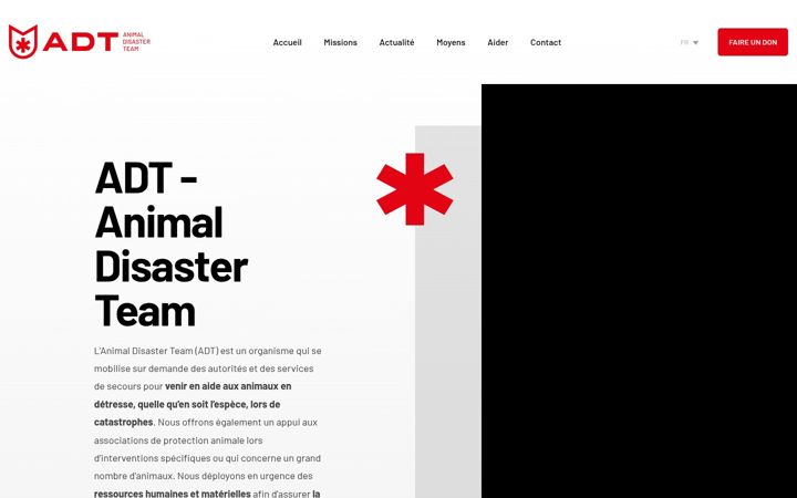 Screenshot of adt-rescue.be