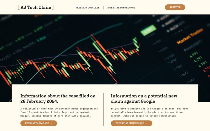 Screenshot of adtechclaim.eu