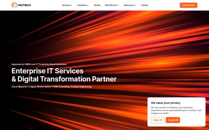 Screenshot of adtechcorp.io