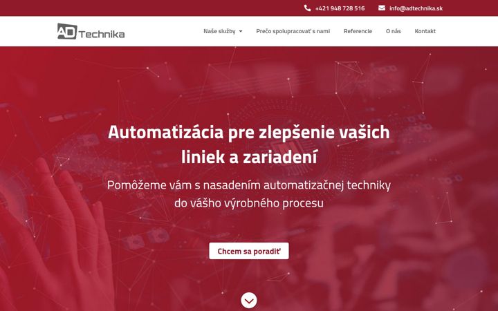 Screenshot of adtechnika.sk
