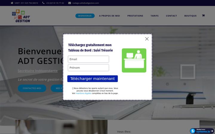 Screenshot of adtgestion.com