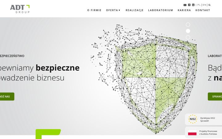 Screenshot von adtgroup.com.pl